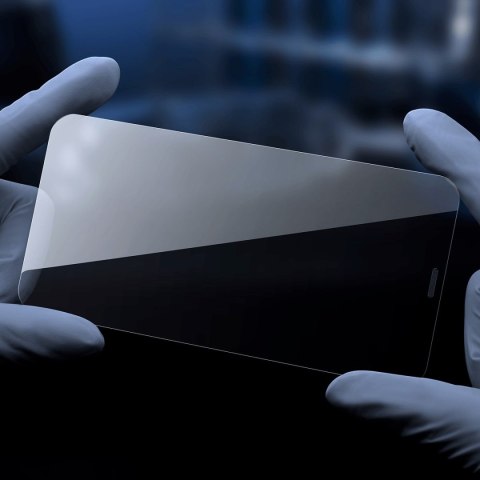 Szkło hartowane do iPhone 12 Pro Max z osłoną na głośnik 0.4mm ZESTAW Szkło hartowane do iPhone 12 Pro Max z osłoną na głośnik 0.4mm ZESTAW