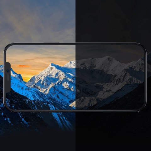 Szkło hartowane do iPhone 12 Pro Max z osłoną na głośnik 0.4mm ZESTAW Szkło hartowane do iPhone 12 Pro Max z osłoną na głośnik 0.4mm ZESTAW