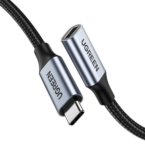 Wytrzymały przedłużacz kabla przewodu USB-C 3.1 10Gb/s 1m szary