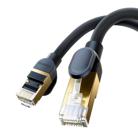 Kabel sieciowy LAN RJ45 Ethernet High Speed Cat.8 40Gbps 8m czarny Kabel sieciowy LAN RJ45 Ethernet High Speed Cat.8 40Gbps 8m czarny