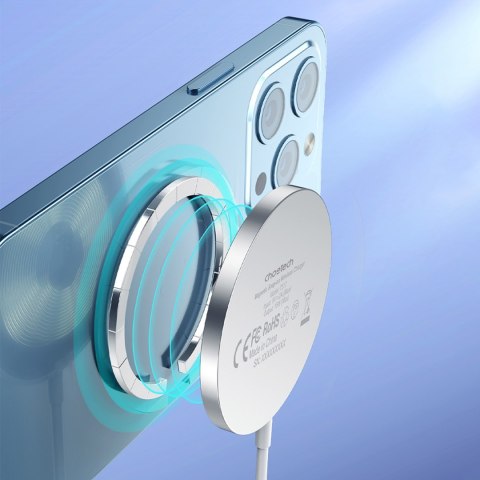 Ładowarka magnetyczna bezprzewodowa 15W MagSafe do iPhone 12/13/14 biała Ładowarka magnetyczna bezprzewodowa 15W MagSafe do iPhone 12/13/14 biała