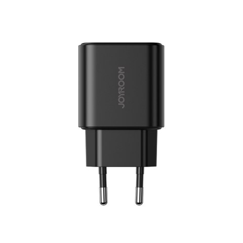 Ładowarka sieciowa USB-A USB-C PD 20W + kabel USB-C JR-TCF05 czarna Ładowarka sieciowa USB-A USB-C PD 20W + kabel USB-C JR-TCF05 czarna