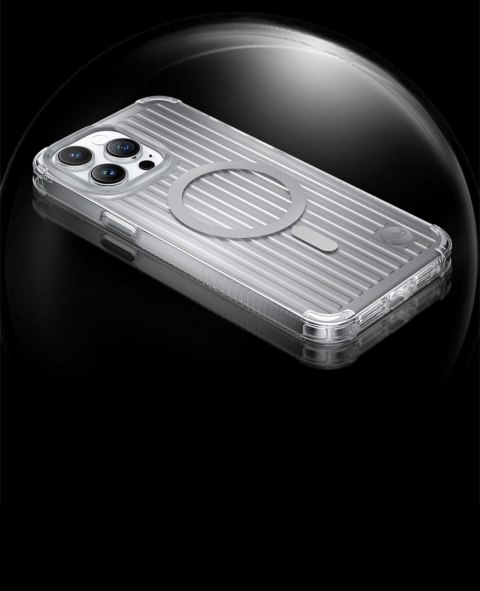 Magnetyczne etui iPhone 14 Plus MagSafe PQY Go Out Series laser color Magnetyczne etui iPhone 14 Plus MagSafe PQY Go Out Series laser color