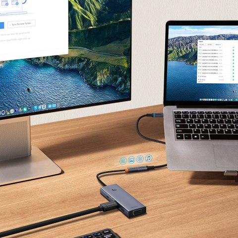 Przedłużacz kabla przewodu USB-C 10Gbps 0.5m czarny Przedłużacz kabla przewodu USB-C 10Gbps 0.5m czarny