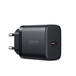 Szybka mała ładowarka sieciowa USB-C 25W + kabel USB-C 1m czarna