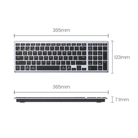 Bezprzewodowa klawiatura NumLock KU005 Bluetooth 2.4 GHz czarna Bezprzewodowa klawiatura NumLock KU005 Bluetooth 2.4 GHz czarna