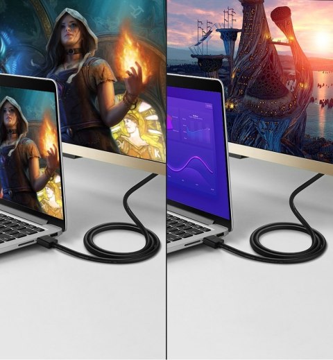 Kabel przewód HDMI 4K 30Hz 3D 10m czarny Kabel przewód HDMI 4K 30Hz 3D 10m czarny