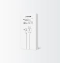 Kątowy kabel przewód do iPhone USB - Lightning MFI 2.4A 1m czarny