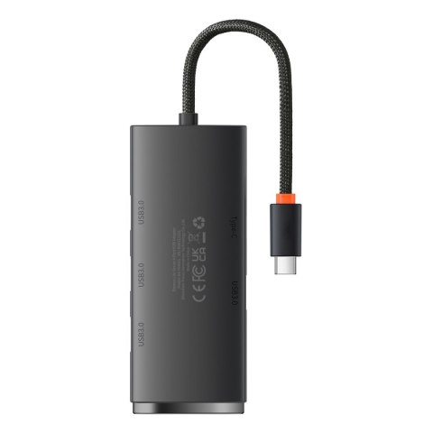 Lite Series przejściówka HUB USB-C 4x USB 3.0 25cm czarny Lite Series przejściówka HUB USB-C 4x USB 3.0 25cm czarny