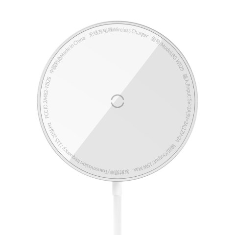 Mała ładowarka indukcyjna do telefonu MagSafe Simple Mini3 15W srebrny Mała ładowarka indukcyjna do telefonu MagSafe Simple Mini3 15W srebrny