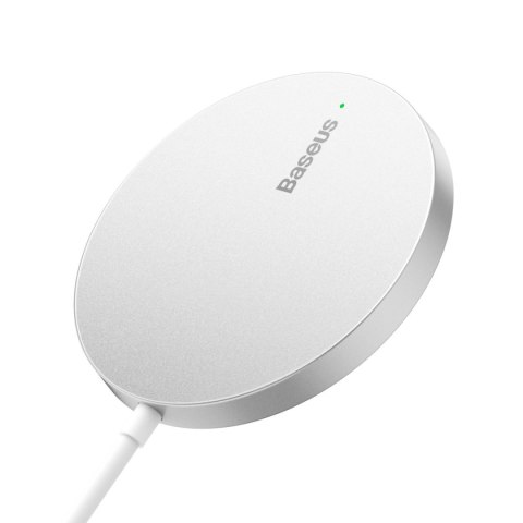 Mała ładowarka indukcyjna do telefonu MagSafe Simple Mini3 15W srebrny Mała ładowarka indukcyjna do telefonu MagSafe Simple Mini3 15W srebrny