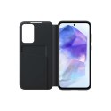 Oryginalne etui Smart View Wallet z klapką do Samsung Galaxy A55 czarne