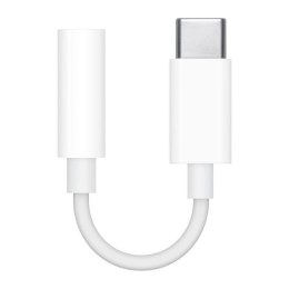 Oryginalny adapter audio Apple USB-C - mini jack 3.5mm biały