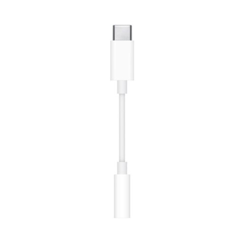 Oryginalny adapter audio Apple USB-C - mini jack 3.5mm biały Oryginalny adapter audio Apple USB-C - mini jack 3.5mm biały