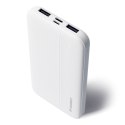 Powerbank Li-Po 10000mAh 2xUSB biały