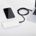 Powerbank Li-Po 10000mAh 2xUSB biały