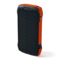 Powerbank solarny słoneczny indukcyjny 20000mAh PD QC Qi pomarańczowy