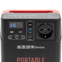 Przenośna stacja zasilania ładująca powerbank 3xUSB 2xUSB-C 3xDC 1xAC 20 Ah LED