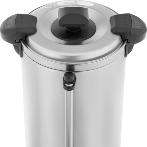 Warnik podgrzewacz do wody z podwójnymi ściankami i ociekaczem 9 L 1500 W srebrny Warnik podgrzewacz do wody z podwójnymi ściankami i ociekaczem 9 L 1500 W srebrny