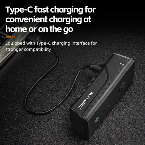 Lampka rowerowa przednia 260lm + kabel USB-C 4 tryby pracy Lampka rowerowa przednia 260lm + kabel USB-C 4 tryby pracy