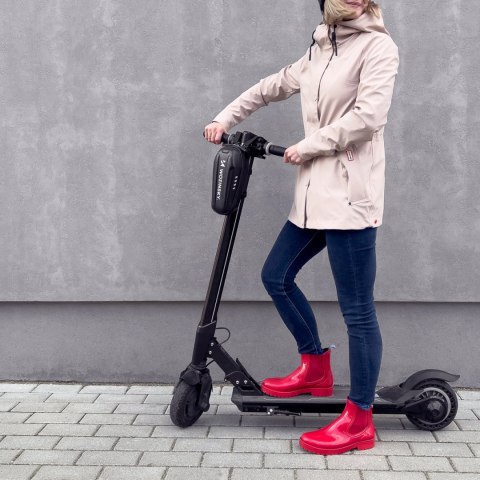 Wodoodporna torba na kierownicę hulajnogi torba na hulajnogę 2 l czarna Wodoodporna torba na kierownicę hulajnogi torba na hulajnogę 2 l czarna