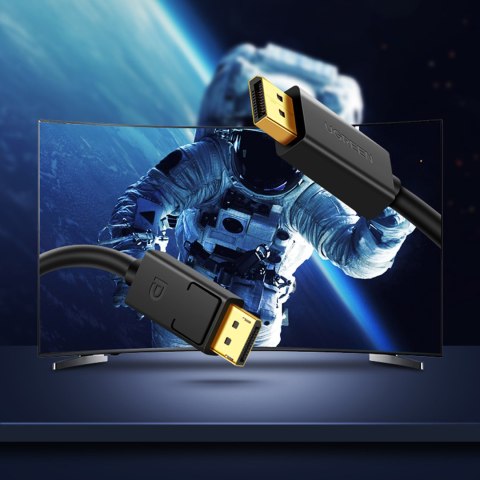 Kabel przewód DisplayPort 4K 30Hz 5m czarny Kabel przewód DisplayPort 4K 30Hz 5m czarny