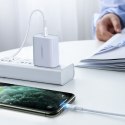 Kabel przewód do iPhone MFi USB-C - Lightning 20W 3A 1.5m biały