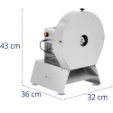 Krajalnica do wędlin kiełbasy sera elektryczna STAL 0-15 mm