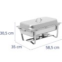 Podgrzewacz do potraw bemar bufetowy na pastę GN 1/1 7.5 l STAL- zestaw 4 szt.