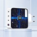 Szybka ładowarka GaN 3x USB-C USB 100W PPS PD Power Delivery biała