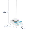 Mieszadło magnetyczne laboratoryjne z podgrzewaniem 5l do 1500 obr./min