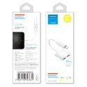 Adapter przejściówka rozdzielacz słuchawkowy iPhone Lightning - Lightning 3.5mm mini jack biały