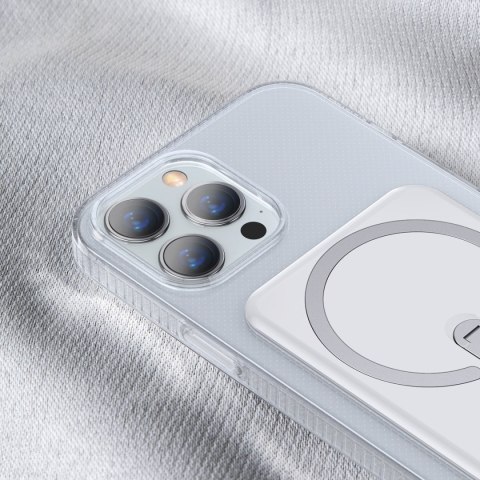 Magnetyczne etui obudowa z podstawką do iPhone 13 Pro 6.1'' 2021 przezroczysty Magnetyczne etui obudowa z podstawką do iPhone 13 Pro 6.1'' 2021 przezroczysty