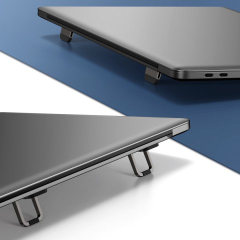 Podstawki nóżki do laptopa przyklejane składane 2szt. szary Podstawki nóżki do laptopa przyklejane składane 2szt. szary