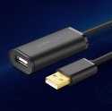 Przedłużacz kabel aktywny USB 2.0 480Mbps 5m czarny