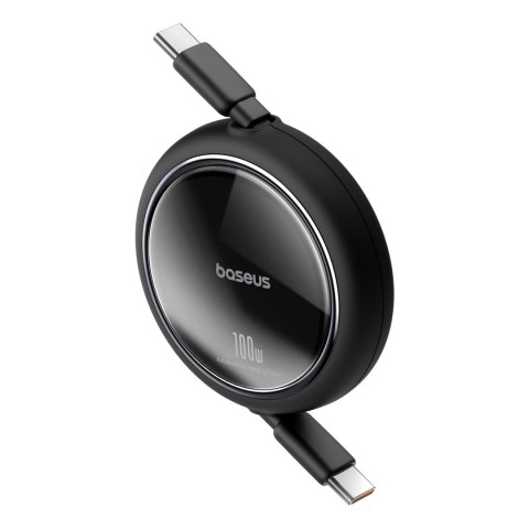 Kabel przewód wysuwany zwijany USB-C 100W Free2Draw Mini 1m czarny Kabel przewód wysuwany zwijany USB-C 100W Free2Draw Mini 1m czarny