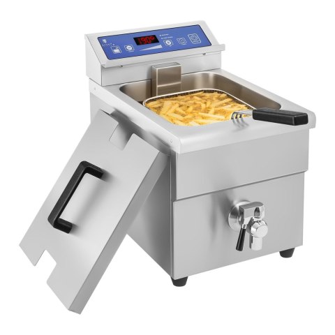FRYTOWNICA FRYTKOWNICA INDUKCYJNA Z KRANEM 230V ROYAL CATERING 10L FRYTOWNICA FRYTKOWNICA INDUKCYJNA Z KRANEM 230V ROYAL CATERING 10L