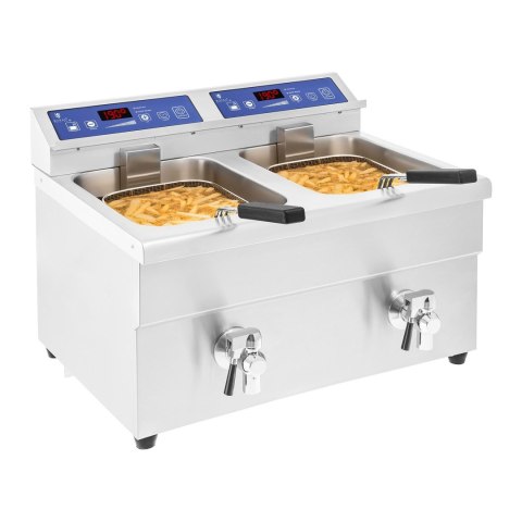 FRYTOWNICA FRYTKOWNICA PODWÓJNA INDUKCYJNA 7000W 230V ROYAL CATERING 2X 10L FRYTOWNICA FRYTKOWNICA PODWÓJNA INDUKCYJNA 7000W 230V ROYAL CATERING 2X 10L