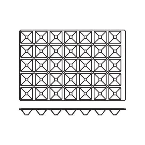 FOREMKI SILIKONOWE NIEPRZYWIERAJĄCE DO PIECZENIA PYRAMIDE 600X400MM HENDI 676264 FOREMKI SILIKONOWE NIEPRZYWIERAJĄCE DO PIECZENIA PYRAMIDE 600X400MM HENDI 676264