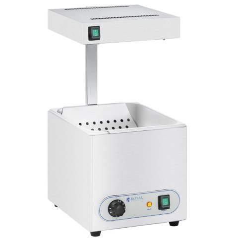 PODGRZEWACZ DO FRYTEK Z PROMIENNIKIEM CIEPŁA 850W ROYAL CATERING RCWG-1500 PODGRZEWACZ DO FRYTEK Z PROMIENNIKIEM CIEPŁA 850W ROYAL CATERING RCWG-1500