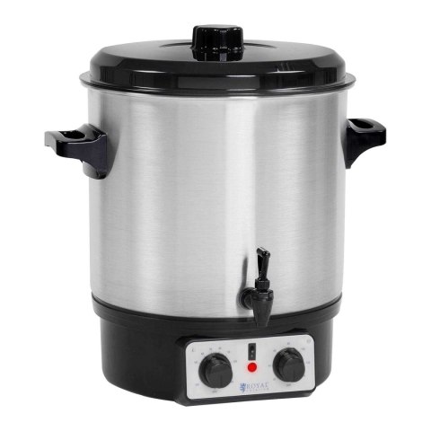 PODGRZEWACZ WARNIK DO GRZAŃCA GRZANEGO WINA Z KRANEM TIMEREM STAL NIERDZEWNA 2000W 27L PODGRZEWACZ WARNIK DO GRZAŃCA GRZANEGO WINA Z KRANEM TIMEREM STAL NIERDZEWNA 2000W 27L