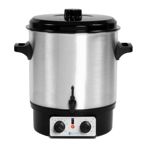PODGRZEWACZ WARNIK DO GRZAŃCA GRZANEGO WINA Z KRANEM TIMEREM STAL NIERDZEWNA 2000W 27L PODGRZEWACZ WARNIK DO GRZAŃCA GRZANEGO WINA Z KRANEM TIMEREM STAL NIERDZEWNA 2000W 27L