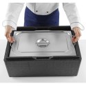 POJEMNIK GASTRONOMICZNY GN 1/1 Z CHOWANYMI UCHWYTAMI 530X325X200MM 28L HENDI 817155