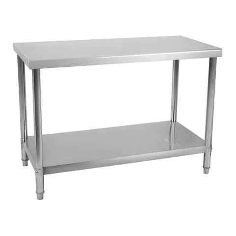 STÓŁ BLAT KUCHENNY ROBOCZY CENTRALNY ZE STALI NIERDZEWNEJ 120X60CM STÓŁ BLAT KUCHENNY ROBOCZY CENTRALNY ZE STALI NIERDZEWNEJ 120X60CM