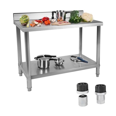 STÓŁ BLAT ROBOCZY STALOWY NIERDZEWNY GASTRONOMICZNY PRZYŚCIENNY 150X60CM STÓŁ BLAT ROBOCZY STALOWY NIERDZEWNY GASTRONOMICZNY PRZYŚCIENNY 150X60CM