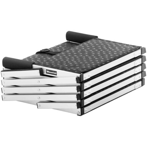 Schody dla psa do samochodu składane aluminiowe wys. 71 cm do 68 kg - 5 stopni Schody dla psa do samochodu składane aluminiowe wys. 71 cm do 68 kg - 5 stopni