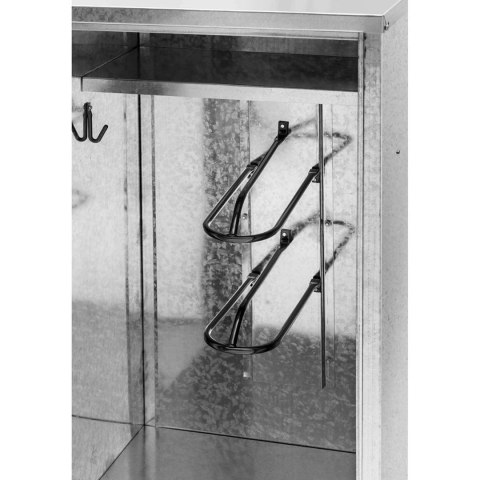 Szafka na siodło sprzęt jeździecki ze stali ocynkowanej 60 x 60 x 107 cm Szafka na siodło sprzęt jeździecki ze stali ocynkowanej 60 x 60 x 107 cm