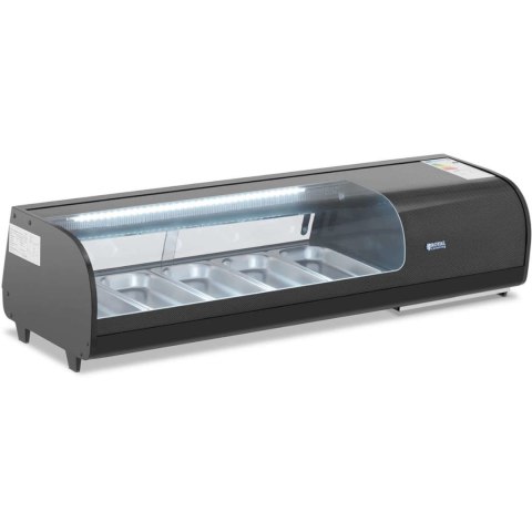 Witryna nadstawa chłodnicza do sushi z oświetleniem LED 5 x GN 1/3 Witryna nadstawa chłodnicza do sushi z oświetleniem LED 5 x GN 1/3