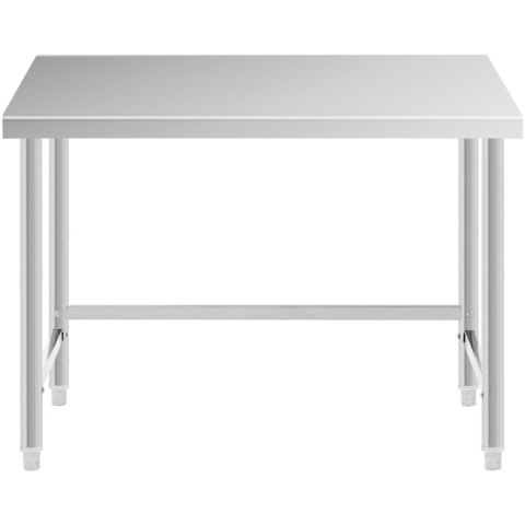 Stół blat roboczy centralny stalowy 120 x 70 cm do 93 kg Stół blat roboczy centralny stalowy 120 x 70 cm do 93 kg