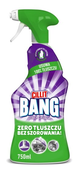 CILLIT BANG Power Cleaner Tłuszcz i Smugi 750ml Spray